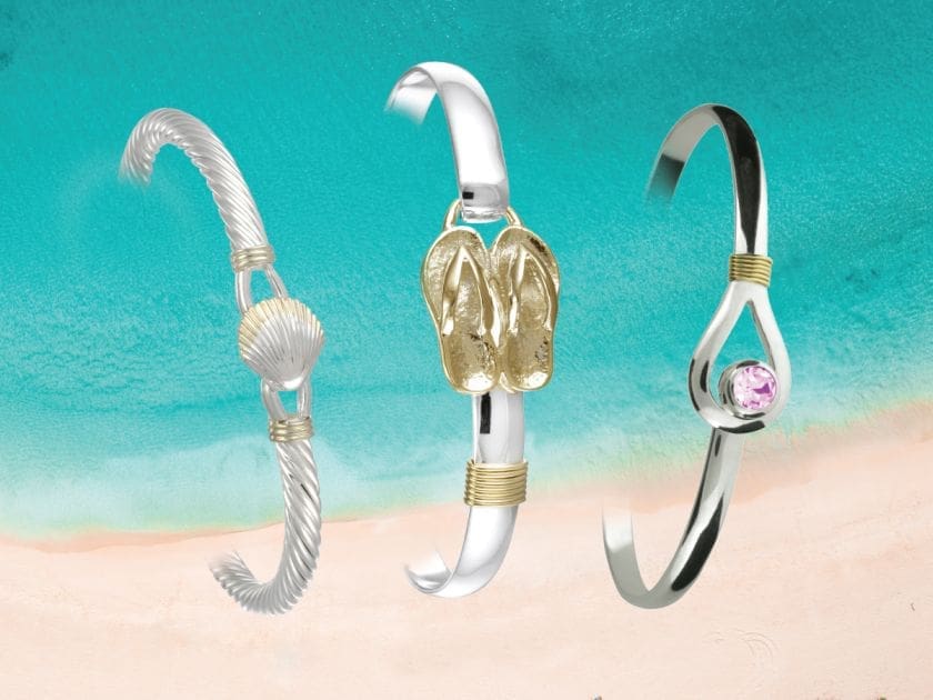Caribbean Hook White Titanium Hook Bracelet